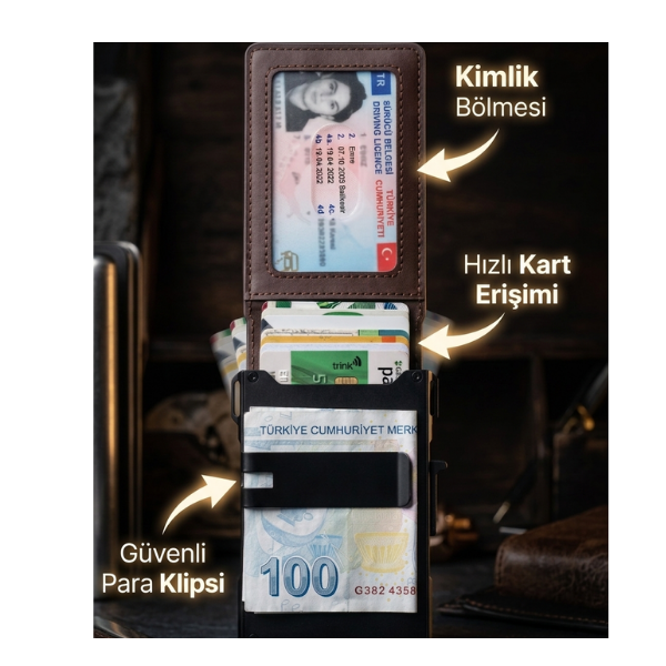 Revea akıllı cüzdan KAHVERENGİ