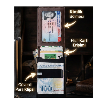 Revea akıllı cüzdan KAHVERENGİ