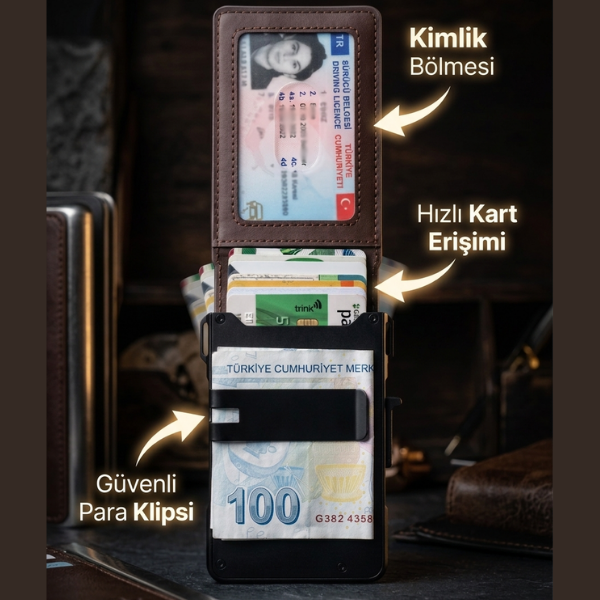 Revea akıllı cüzdan SİYAH