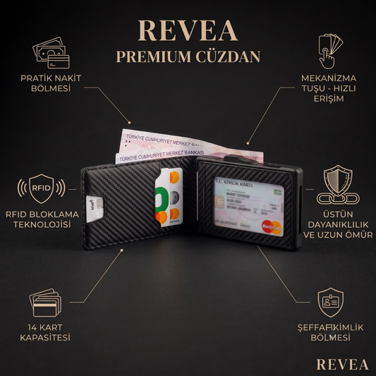 Revea Özel Üretim Premium Cüzdan