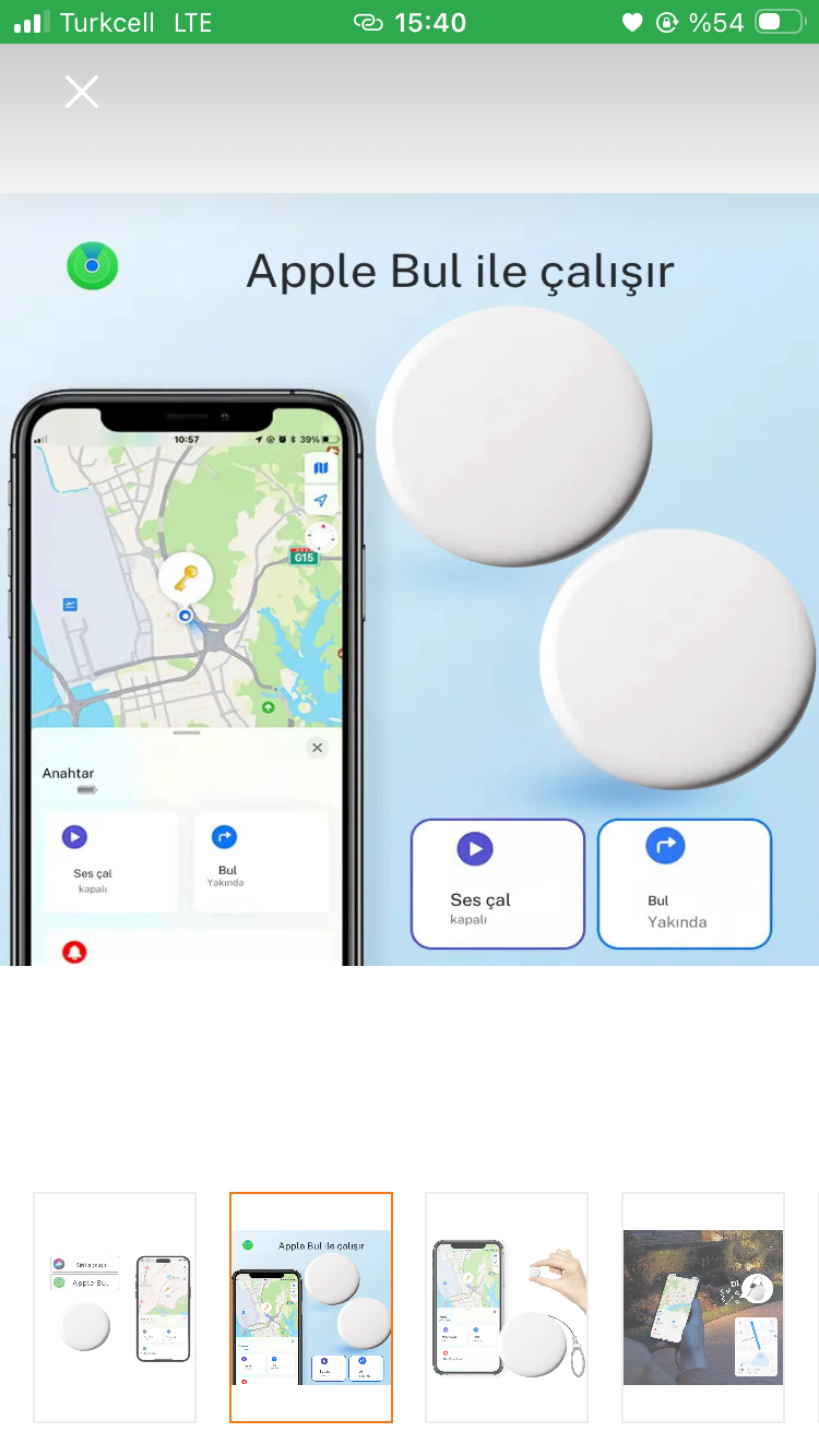 Airtag takip cihazı