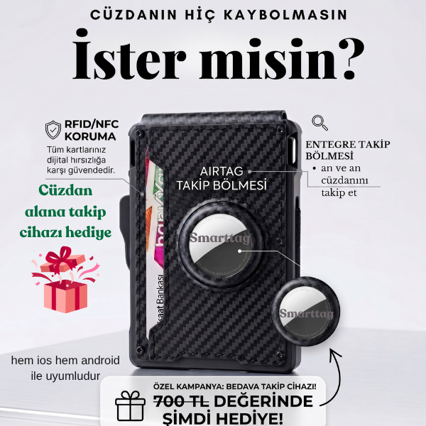 Revea Akıllı Cüzdan KARBON
