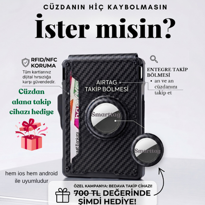 Revea Akıllı Cüzdan KARBON